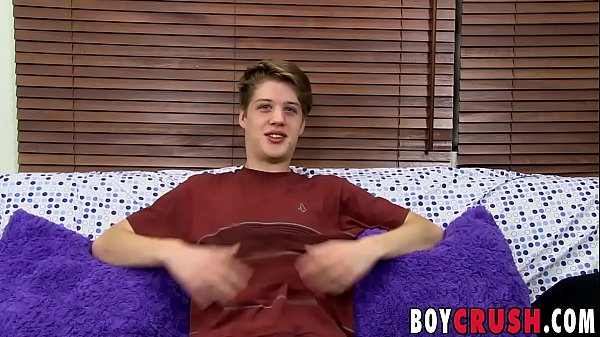 Handsome guy Alex Grahamson plays pocket pool all alone