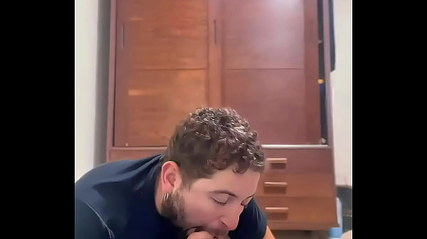 I took the straight guy from my street to get a blowjob so he could be my little slut.