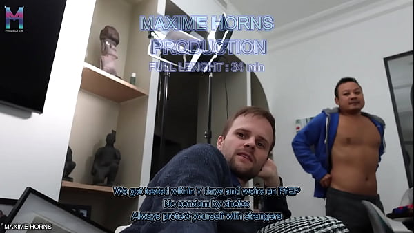 SLUTTY TRAINING : DOUBLE RAW PENETRATION AND CUM DRINKING MAXIME HORNS – copy