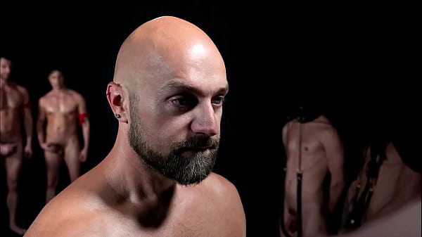 Gay Porn – Stable Master Adam Snow Breeds Three Stallions at the Stud Farm HD