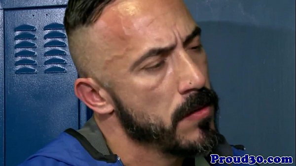 Athletic Gay Coach Shoots His Load All Over Young Jock After Workout