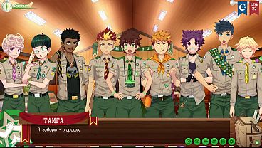 Game: Friends Camp, Path 2, Episode 48 – Introducing Kiran to friends (Russian voiceover)