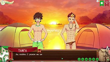 Game: Friends Camp path 2, part 9 – volleyball with Taiga (russian voiceover)
