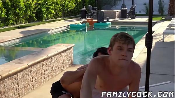 Gay twink Jack Bailey rimmed deep by stepdad Derek Allen