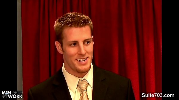 Horny Office Studs Pound Each Other Raw in Intense Gay Threesome HD