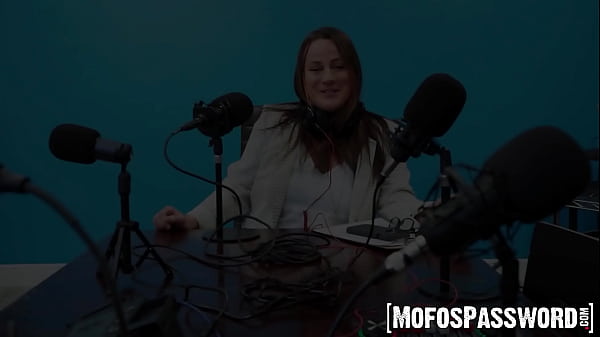 Podcast Host Fucks His Hot Guest Live on Air Bareback