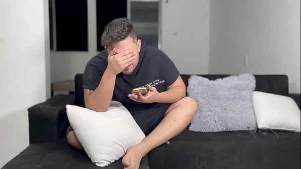 Hot Roommate Catches Me Jerking Off And Fucks My Ass Bareback Hard