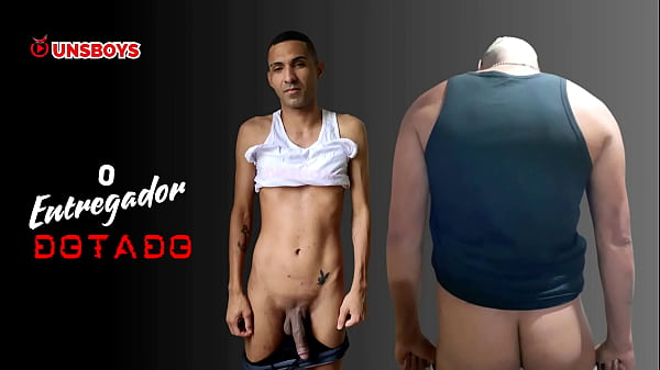 Hung Brazilian Delivery Stud and Naughty Customer Raw Scene