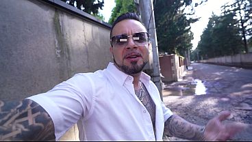 Seduced a sexy blonde on the street and fucked with a big dick