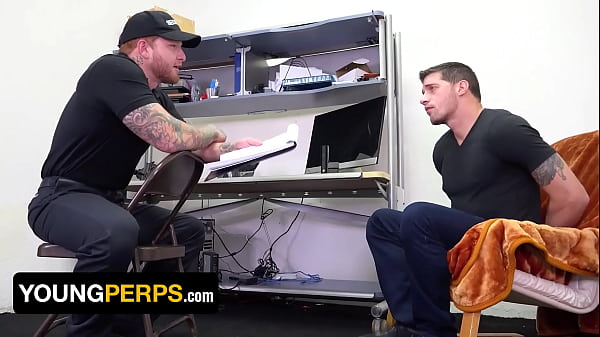 Tattooed Officer Jeremiah Cruze Gives Mischievous Guy Ty Roderick What He Deserves – Young Perps