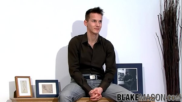 Young Stud Strips and Reveals His Giant Cock in Solo Show