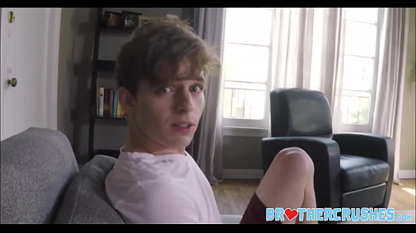 Athletic Twink Step Brother Jerks Off with and Fucked by Older Step