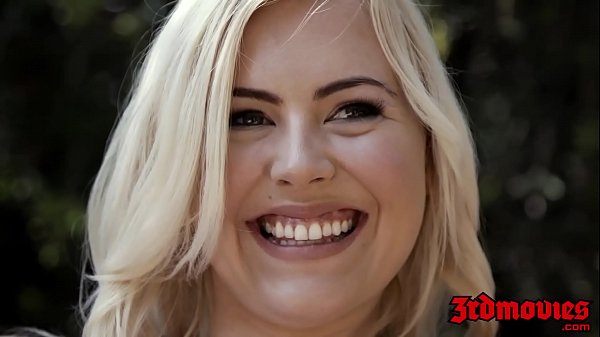 Blonde cheerleader fucked hard by a BBC