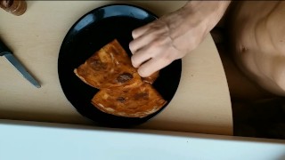 “Crepes with cream” – cuming on food