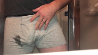 Cumming and Pissing in My Underwear, Then Cumming Again Right After