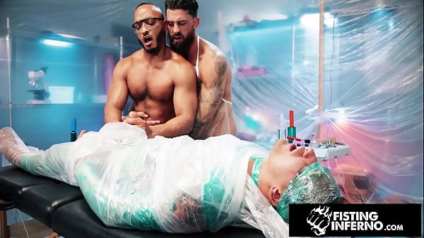 Fistinginferno – Isaac X Bound & Teased by Two Muscle Hunks