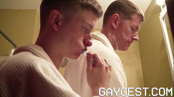 Twink Blows Before Getting Barebacked in the Sauna