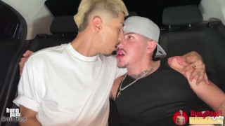 Horny Hung Papi Sucking Blowjob jerk Off Huge LOAD!