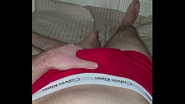 Masked Straight Dom’s Red Underwear Bulge Tease Phantomgentx