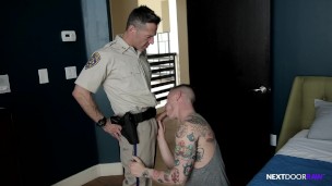 Nextdoorraw Lance Ford Fucked by Officer Dean