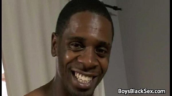 Blacks on Boys – Interracial Gay Bareback Rough Fuck 15
