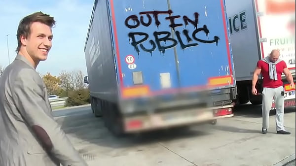 Czech Studs Having Gay Sex Out in Public!