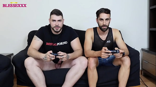 Straight Friends Betting on the Playstation